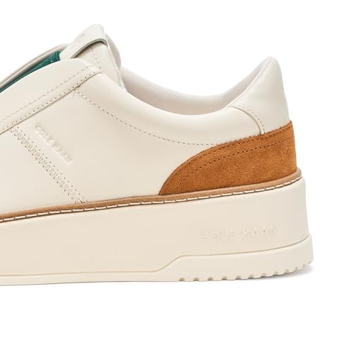 Cole Haan Cole Haan Women's Grandpro Maxfield Slip-on Sneakers, Ivory/Tobacco Suede, 8-B US