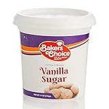 Extra Strong Vanilla Sugar, 12 oz. - For Baking, Ice Cream, Milkshakes, Desserts, Fruit Shakes and Truffles - Non Dairy, Kosher - By Baker’s Choice