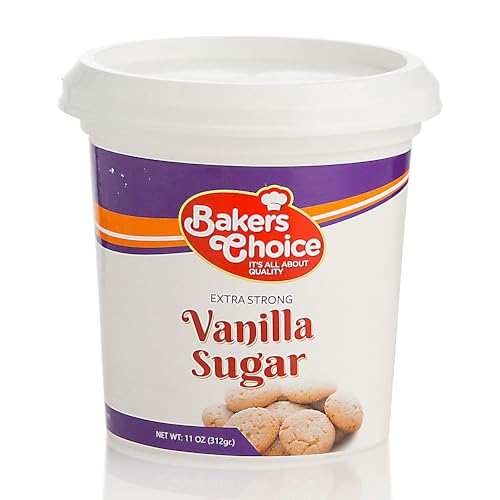 Extra Strong Vanilla Sugar, 12 oz. - For Baking, Ice Cream, 