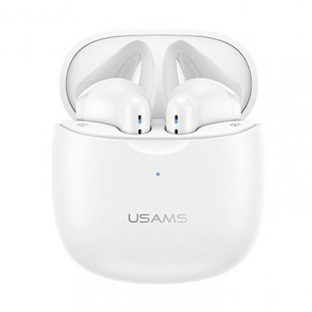 USAMS-IA04 Ultra mini in-ear 3D Stereo Sound, TWS wireless Sports Earbuds. (White)