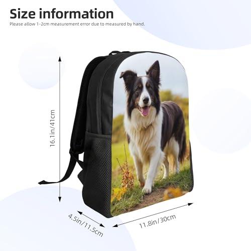 Travel Backpack for Women & Men Dog Autumn Landscape Lightweight, Large Capacity Backpack For Adult 16 Inch4