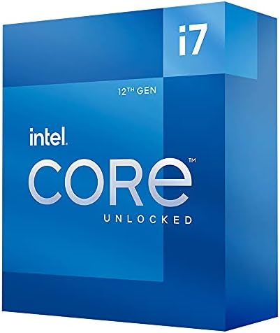 Intel Core i7-12700K Desktop Processor 12 (8P+4E) Cores up to 5.0 GHz Unlocked  LGA1700 600 Series Chipset 125W