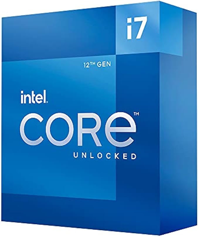 Intel Core i7-12700K Desktop Processor 12 (8P+4E) Cores up to 5.0 GHz Unlocked  LGA1700 600 Series Chipset 125W