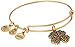 Alex and Ani Four Leaf Clover Pulsera charm de Mujer latón, oro rafaeliano - A17EB28RG