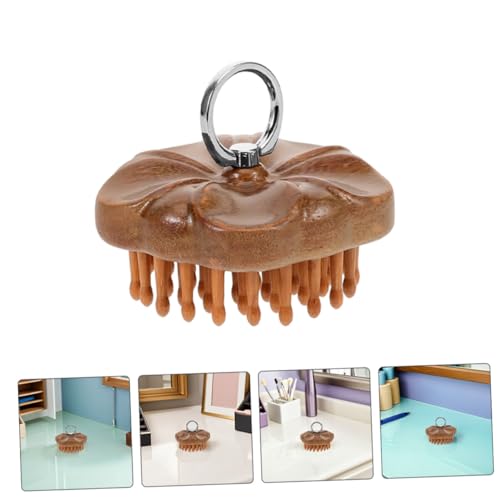 Peigne de massage bois naturel chevelu, outil noble et portatif - 7