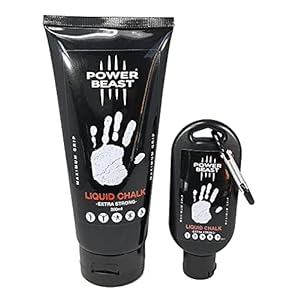 POWER BEAST VLOEIBAAR MAGNESIUM | Vloeibaar krijt | Geen zweet meer, Extreme Crossfit Grip, Calisthenics, Gewichtheffen…