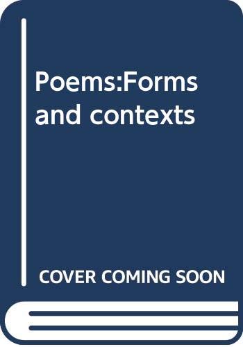 Poems:Forms and contexts
