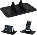 Universal Silicone Phone Holder for Car Dashboard – Non-Slip Car Phone Holder, Adjustable Width Mount for All Smartphones, GPS, Sat Nav & Office Desk Use