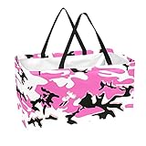 ➤ Aufbewahrungskorb ist mit Griffen ausgestattet, verstärken Sie den Boden. Die vier Ecken des Korbs sind mit Klammern befestigt, die stark und langlebig sind. Bei Nichtgebrauch kann die feste Halterung herausgenommen, zusammengeklappt und platzsparend aufbewahrt werden