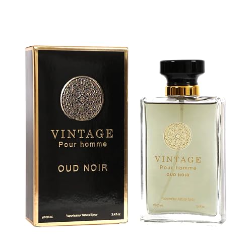 AFLUXE Vintage Oud Men's Cologne Timeless Scent with a Modern Twist Perfume for Men, Eau de Toilette 100ML for All Skin