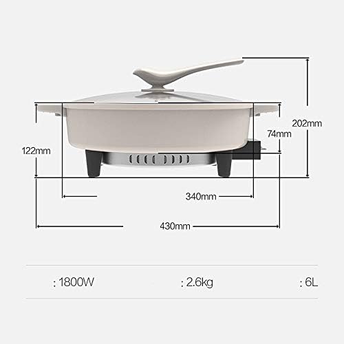 Olla Eléctrica Multifunción 6 Litros 1800W PNAWLLCF miniatura 3