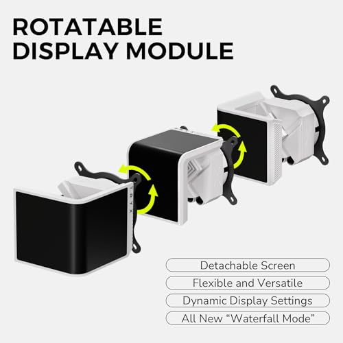 TRYX PANORAMA SE 240 ARGB WHITE 240mm AIO Rotatable 6.67'' AMOLED Curved Screen 3D Anamorphic Effect Customizable AIO Cooler 240mm White Asetek Adela 260w TDP Intel LGA 1851/1700/1200/115X AMD AM5/AM4 2