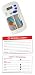 Divided Drawer Medication Pill Box Case with Timer Alarm and Bonus Medical Alert Card (1)