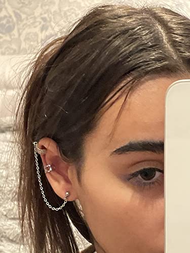 Besteel 16 Pcs Ear Cuff Earrings For Women Cuff Chain Earrings Helix Cartilage Cuff Earring Non Piercing Earring #TOP5