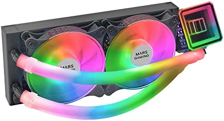 Mars Gaming MCPU120, RGB CPU Cooler TDP 120W, Silent PWM 12 cm, Low Profile