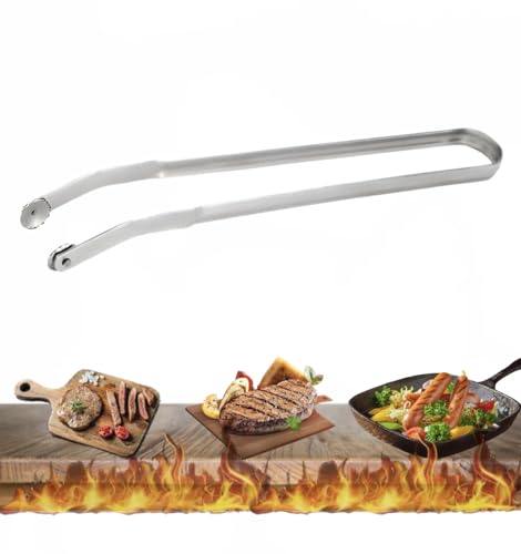 BBQ Sausage Turning Tongs for Cooking, BBQ Embutidos Pinzas Reversibles para Cocinar, Pinzas de Cocina Largas Pinzas de Barbacoa Pinzas de Cocción Pinzas de Cocina para Revertir Bacon, Carne y