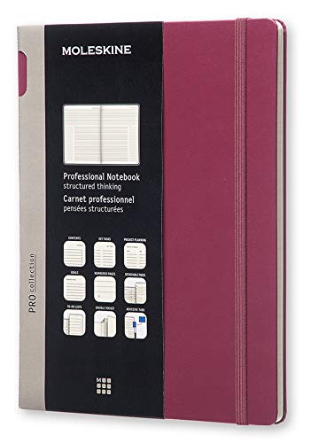 Moleskine PRO Notebook, Hard Cover, XL (7.5