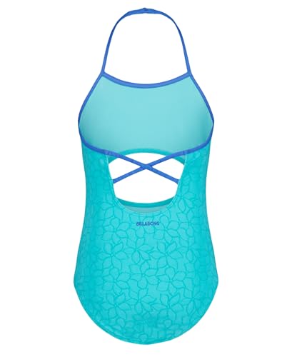 Image of Billabong Girls' One-piece Swimsuit with UPF 50+ Sun Protection, Quick Drying Bathing Suit