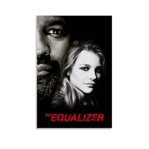 MTILNCFHW Vigilante - Póster de película vintage de suspenso de acción The Equalizer para dormitorio, lienzo decorativo para pared, 60 x 90 cm, estilo sin marco