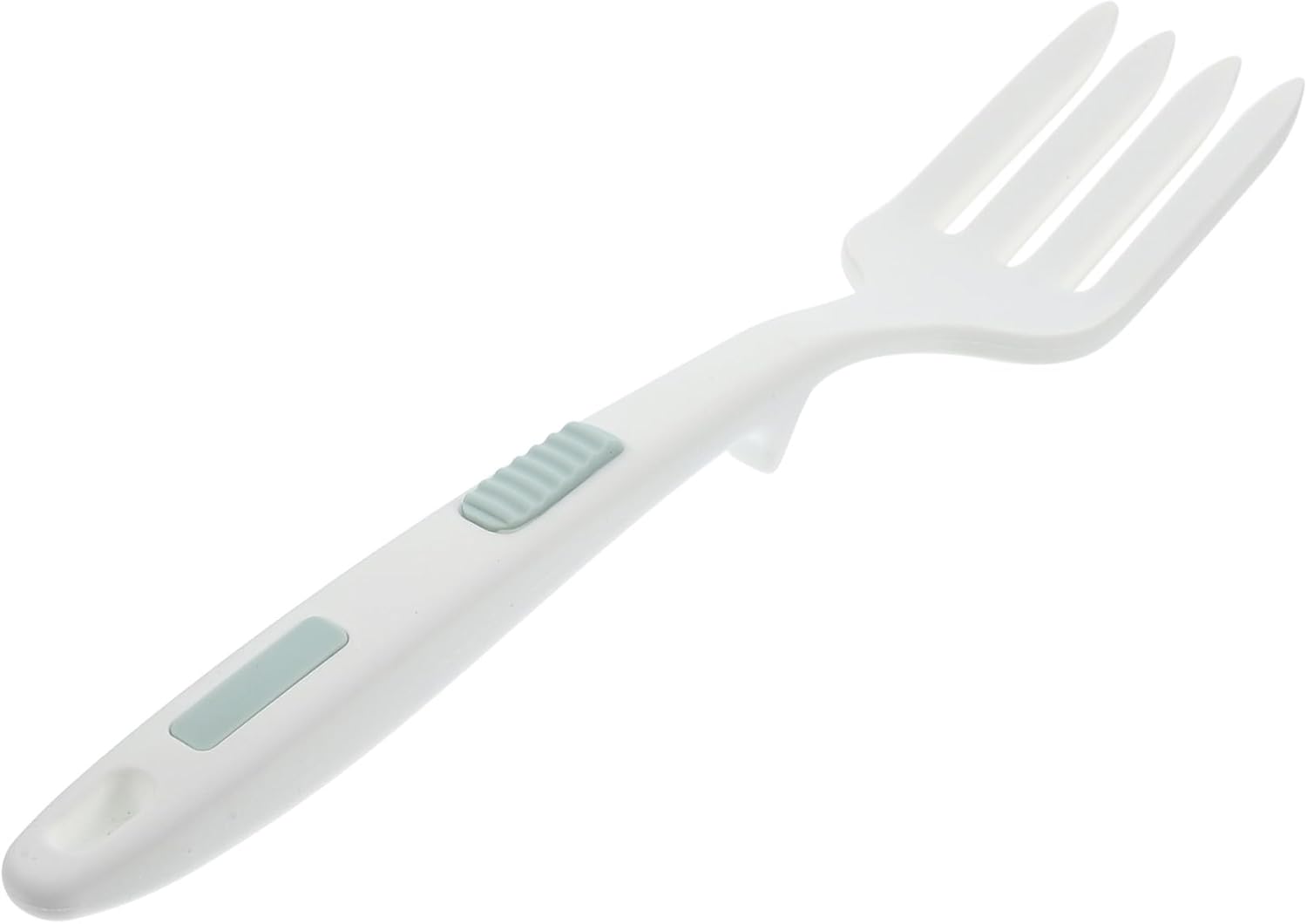 Silicone Pasta Fork White Flexible Kitchen Cooking Utensil