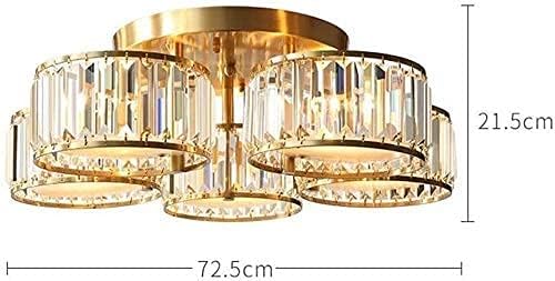 Generic Gold crystal chandelier, backlight lamp, kitchen set, ceiling lamp, 5 lights photo 3