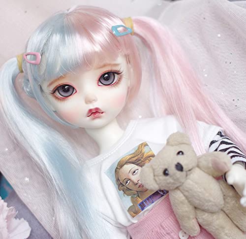 Amazon | 1/6 1/4 1/3 ドール用 耐熱 ウィッグ ロング ツインテール