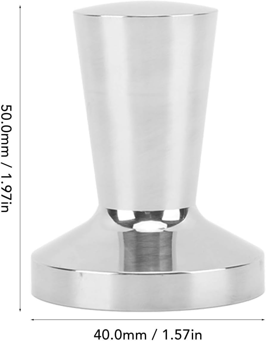 40mm Coffee Tamper,Espresso Coffee Tamper Stainless Steel Coffee Powder Hammer Coffee Powder Press Leveler Tool Barista Home Coffee Accessories for 40mm Portafilter