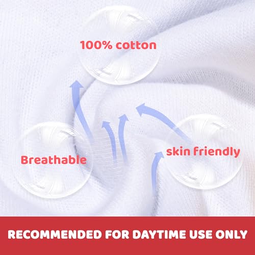 BIG ELEPHANT Toddler Training Pants, Soft Cotton Absorbent Training Underwear for Baby Boys & Girls, Red Car 10 Pack, 5-6 Years