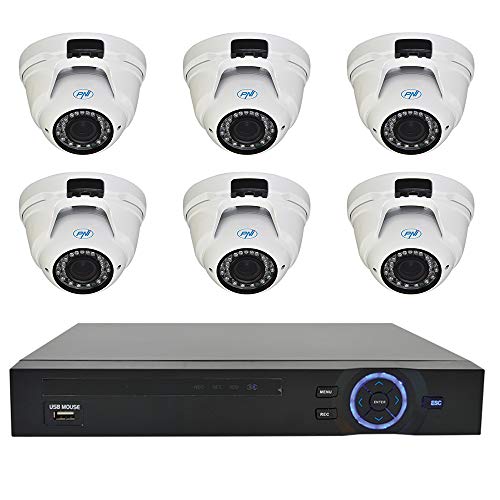 Kit de video vigilancia para evitar puntos ciegos con cámaras varifocales 1080P