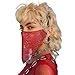 PURFUN Sparkly Rhinestones Mesh Half Face Mask Women Shining Crystal See-Through Jazz Belly Dance Face Chain Mask Halloween Costume Nightclub Rave Party Punk Rock Face Mask Cover Jewelry