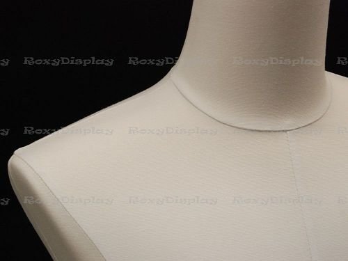 (Jf-F1Wl+Bs-05), Pure White Female Body Form With Metal Base #TOP2
