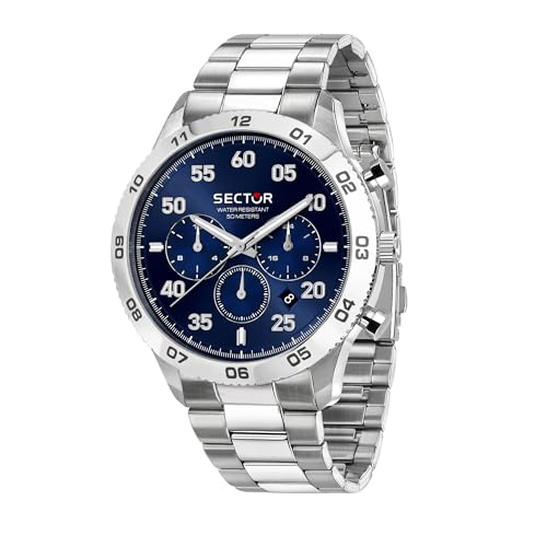 Sector No Limits Reloj para Hombre, Analógico, Cuarzo, Multifunción, Correa de Acero, Colección 270   R3253578033