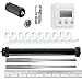 Produktbild NOBILY Rolladen-Komplett-Set Maxi-Rolladenmotor P5 30/15-60 mit mechanischen Endabschaltern 30Nm/75kg für 60mm (SW60) + Zeitschaltuhr SIMU Relax + Mechanik-Set, Gesamtlänge bis 3,50 Meter