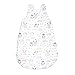 Babyschlafsack Neugeborene mit Reißverschluss 70 cm - Schlafsack Baby Ganzjahresschlafsack Ganzjährig Baumwolle Eulen Motiv