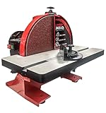 LUMBER JACK 12' 305mm Disc Sander Linisher Heavy Duty Cast Iron Base 900W Large...