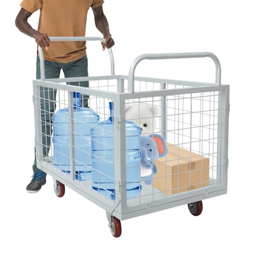 Carretilla Plataforma 1800 Lbs Plegable 4 Ruedas