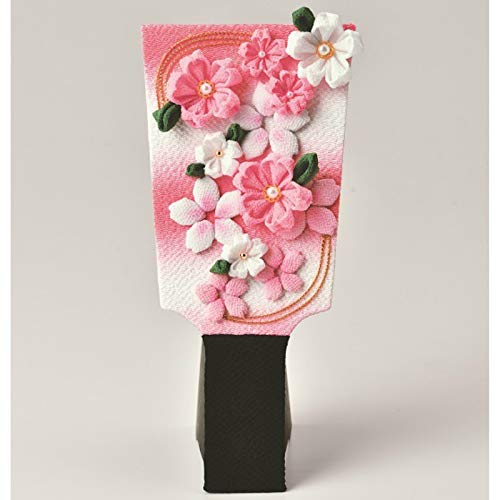 Panami Takagi - Kit de manualidades de fibra crepé "Sakura Hagoita fabricado con Tsumami-zaiku LH-411.5 cm