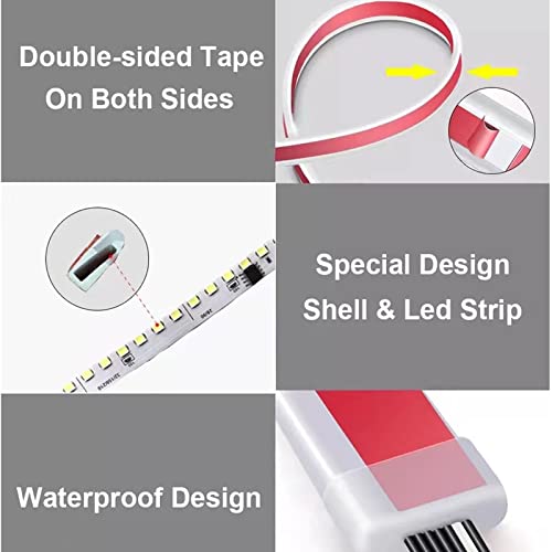 Akarado 70 Inch Led Car Hood Strip Lights Exterior Universal Engine Hood Guide Decorative Light Bar Flexible Headlight Waterproof Daytime Running Light Strip 12V #TOP1