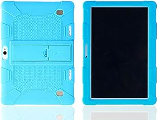 Mighty-eagle Universal Shockproof Silicone Stand Case Cover For 10.1" Inch Android Tablet PC,Heavy Duty Full Body Shockproof Rugged Protective Case (Sky Blue)