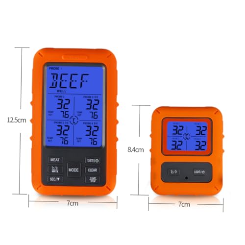 BESPORTBLE Termômetro Digital Termômetro De Cozinha Termômetro De Controle De Toque Número