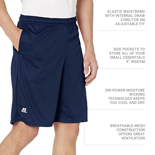 Image of Russell Athletic Men's Dri-Power Performance Short with Pockets