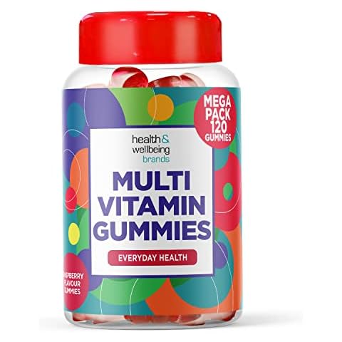 Chewable Multivitamin Gummies with 11 Vital Vitamins & Minerals - Vitamin D, Zinc, Vitamin C + B - Health + Immune Support - Raspberry Flavour Adult Gummy - 4 Months Supply by Club Vits Cover