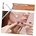 FOMIYES 2pcs Stainless Steel Face Cleaning Tool Scraper Spatula for Blackhead Removal and Facial Massage Ergonomic Design for All Skin Types for Men Women