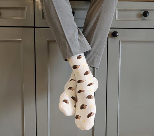 Image of Mint & Oak Long Socks For Men, Soft Cotton Calf Length Socks, Colorful Sock Gift For Men, Full Length & Odour Free, Funky Socks - Gift Box of 3