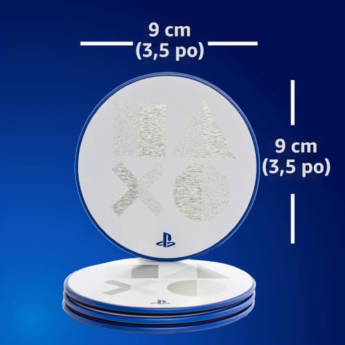 Set Dessous de verres métal Playstation PS5 – vue 5
