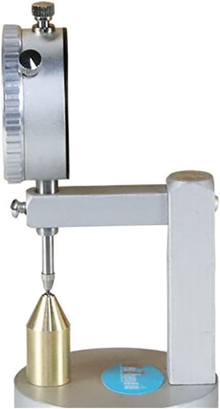 Calibrador mecánico para medir espesor de lentes ópticas, rango 0-10 mm, precisión 0,05 mm, con punta antiarañazos y escala clara, herramienta para ópticas y hospitales miniatura 4