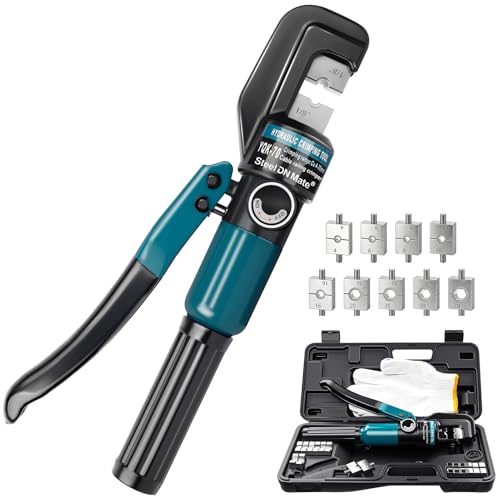 Steel DN Mate Hydraulic Crimping Tool with 9 Dies