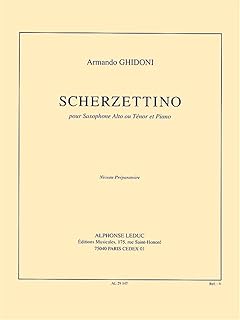 Ghidoni: Scherzettino (saxophone-alto & Piano)