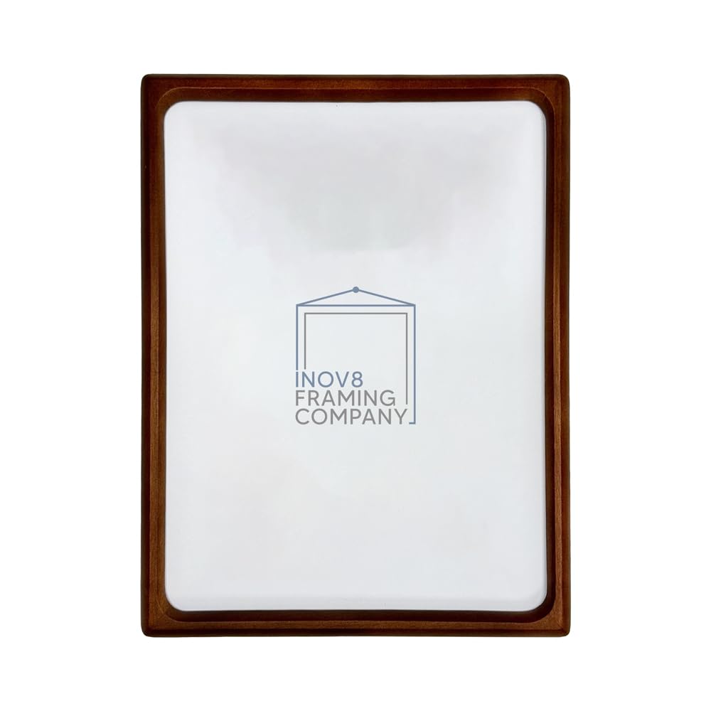 Inov8 Photo Frame Rounded Wood Walnut 5x4