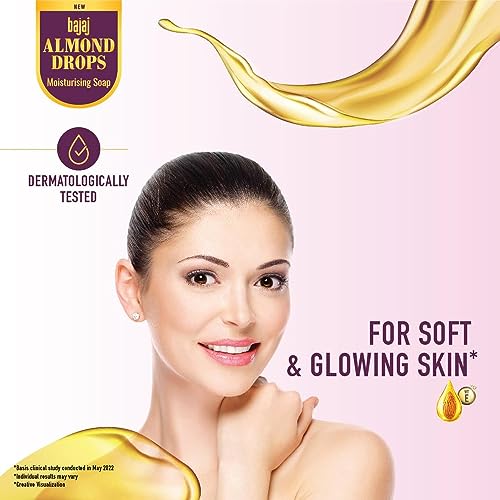 Bajaj Almond Drops Moisturizing Soap 5 X 125g - Image 4